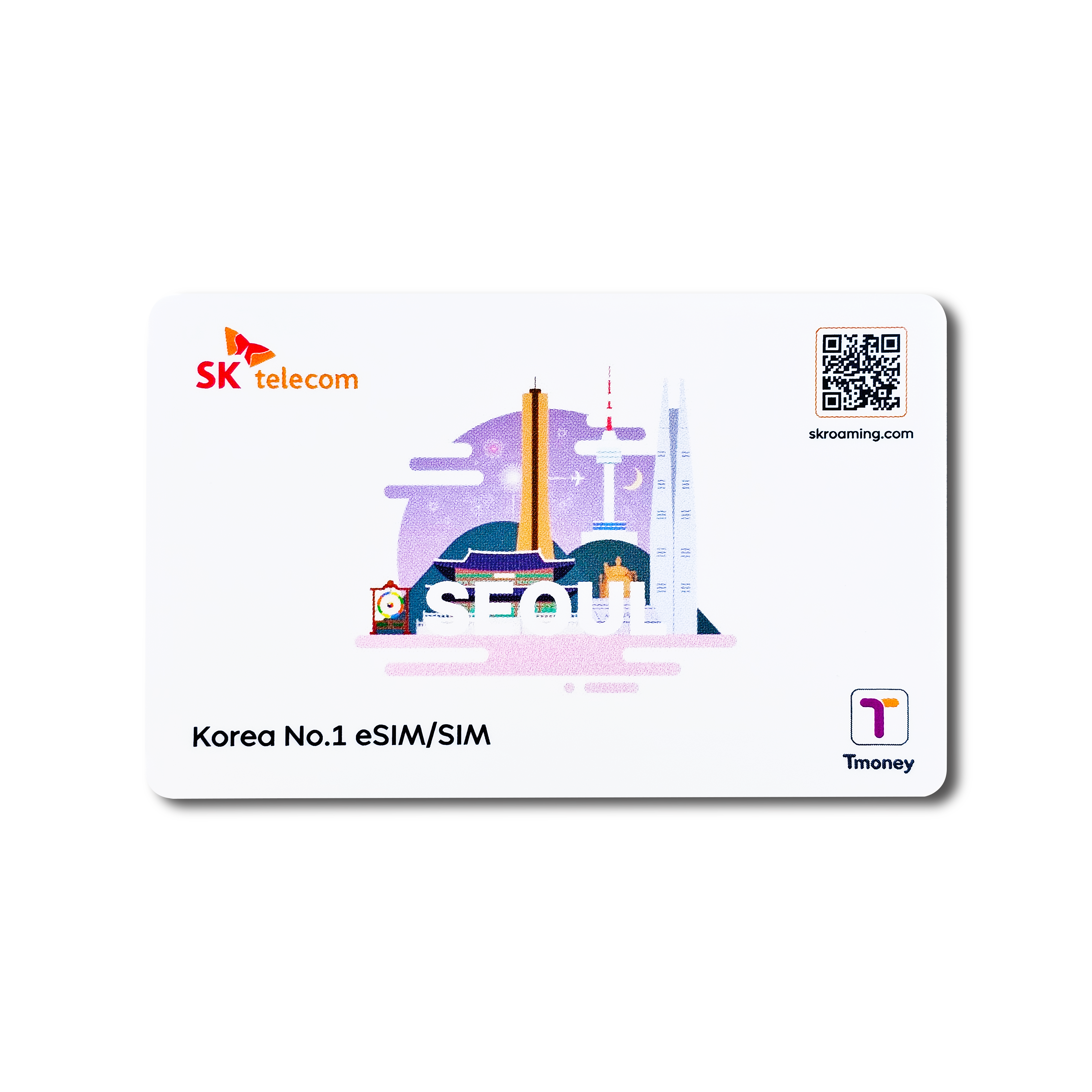 韓國 TMONEY 實體卡空卡