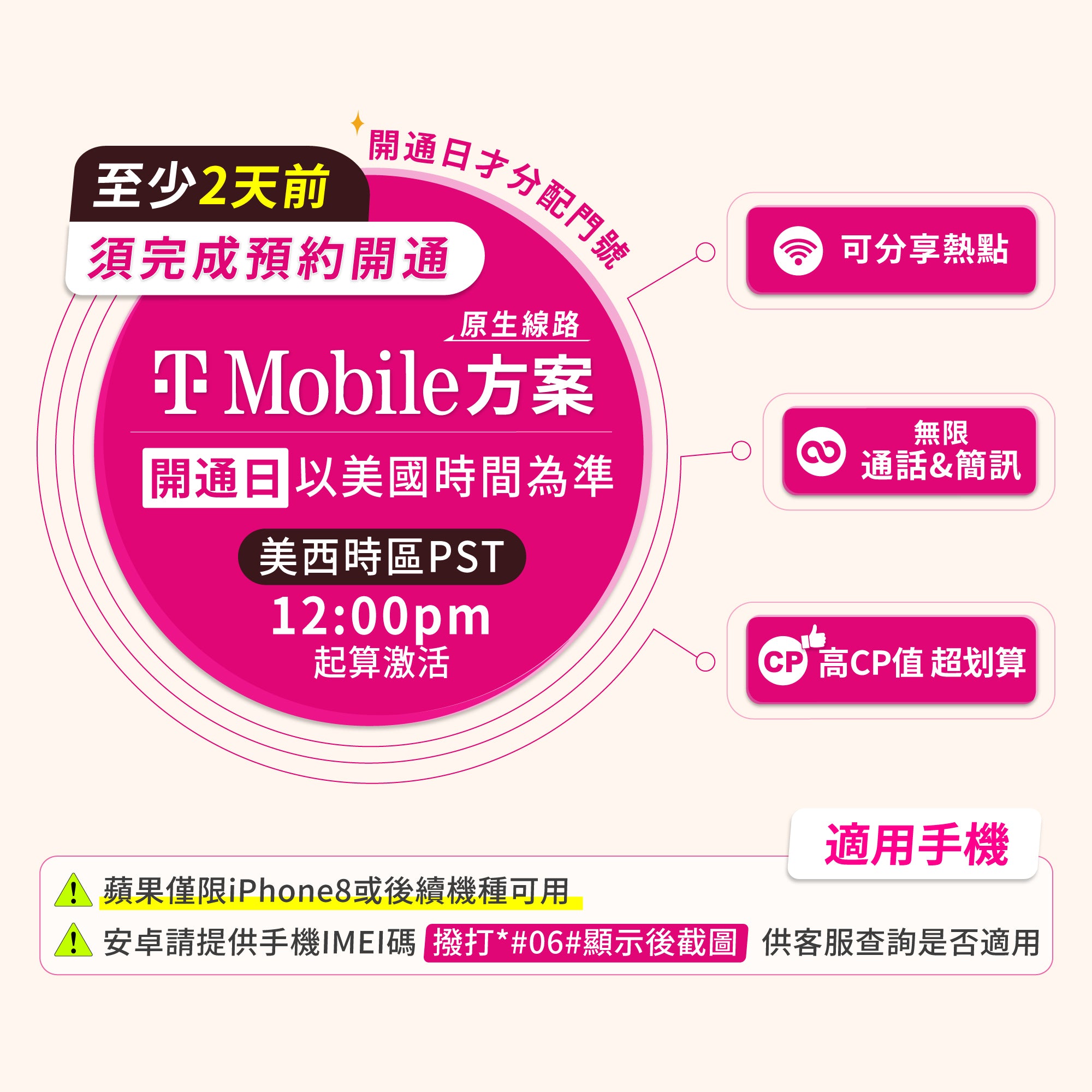 【美國SIM】T-mobile原裝卡吃到飽※含通話