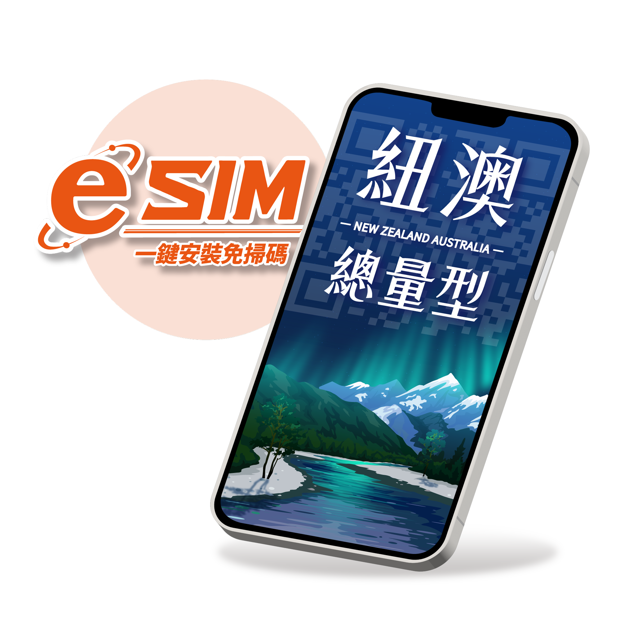 【紐西蘭、澳洲eSIM】總用量型