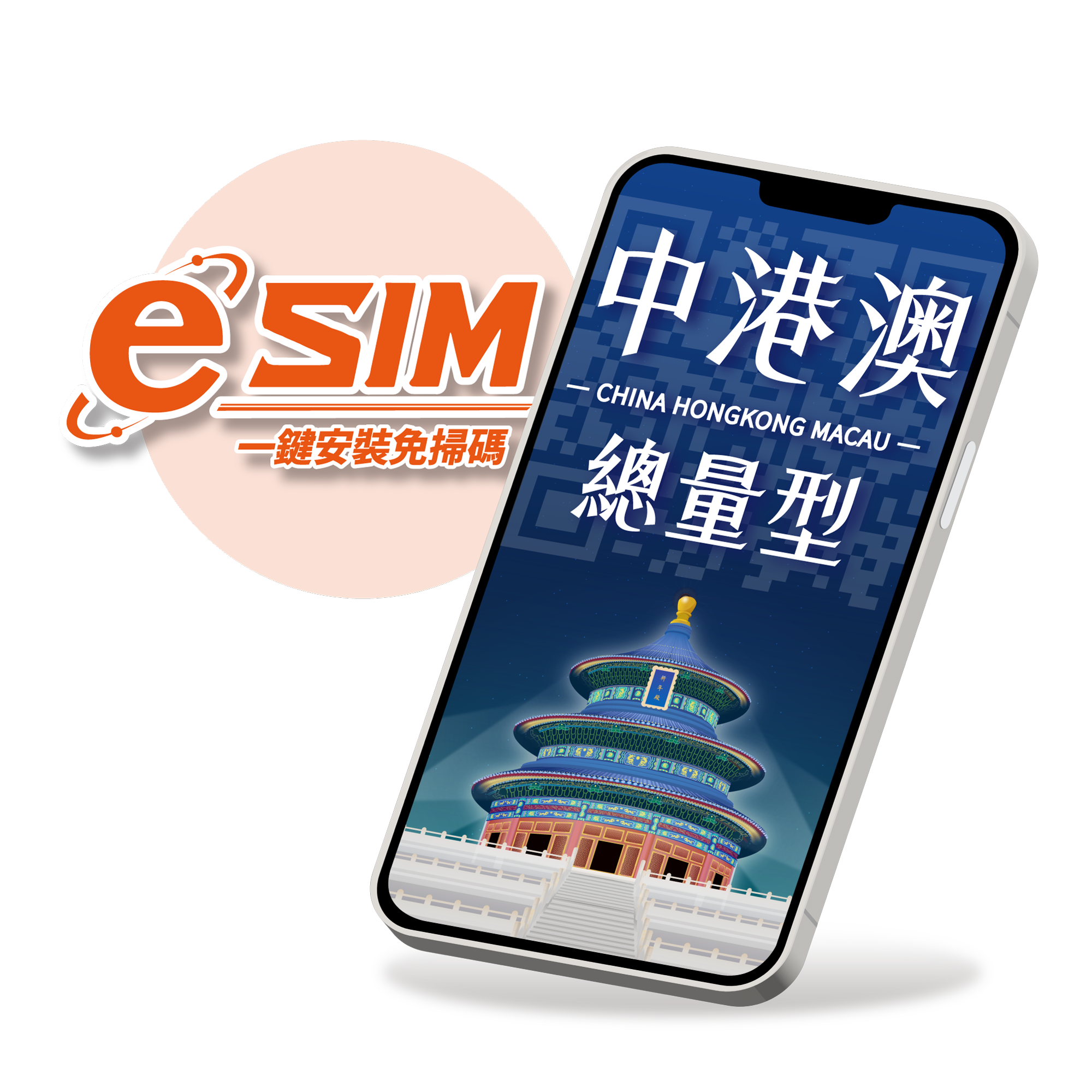 【中港澳eSIM】總用量型-三地通用