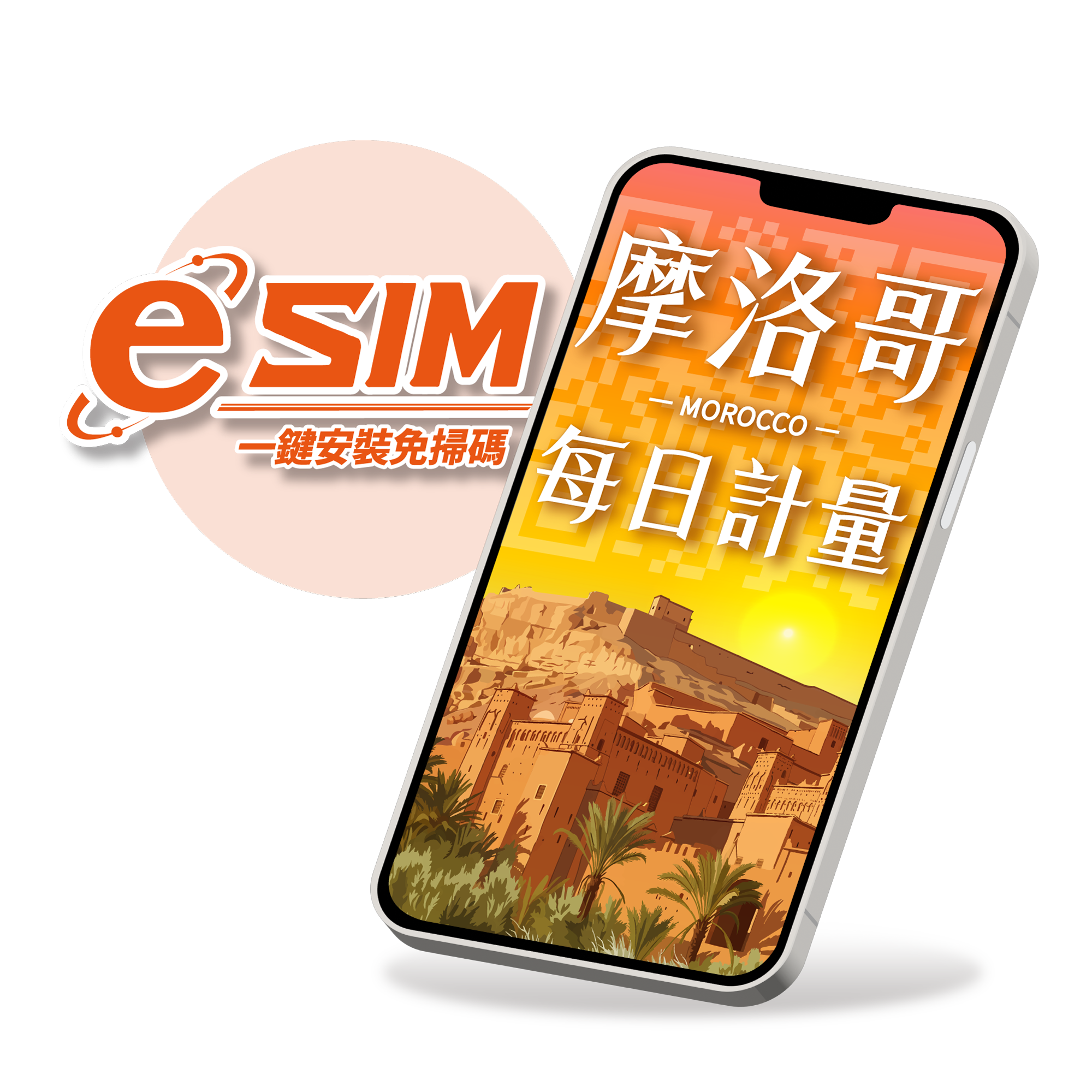 【摩洛哥-eSIM】每日限定流量型