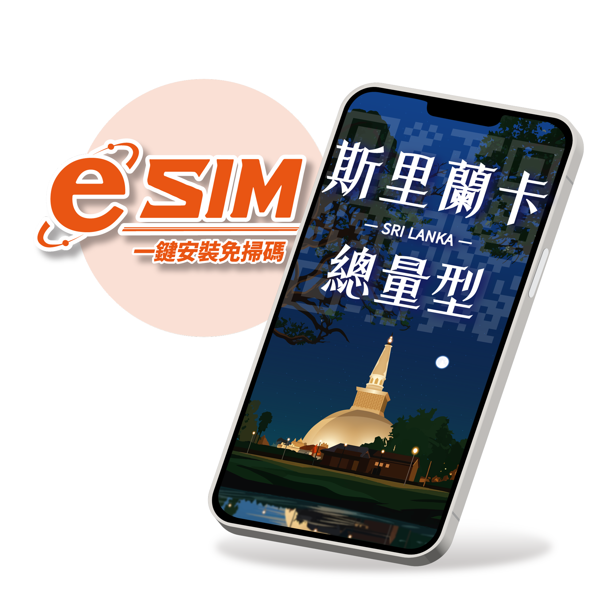 【斯里蘭卡-eSIM】總量型