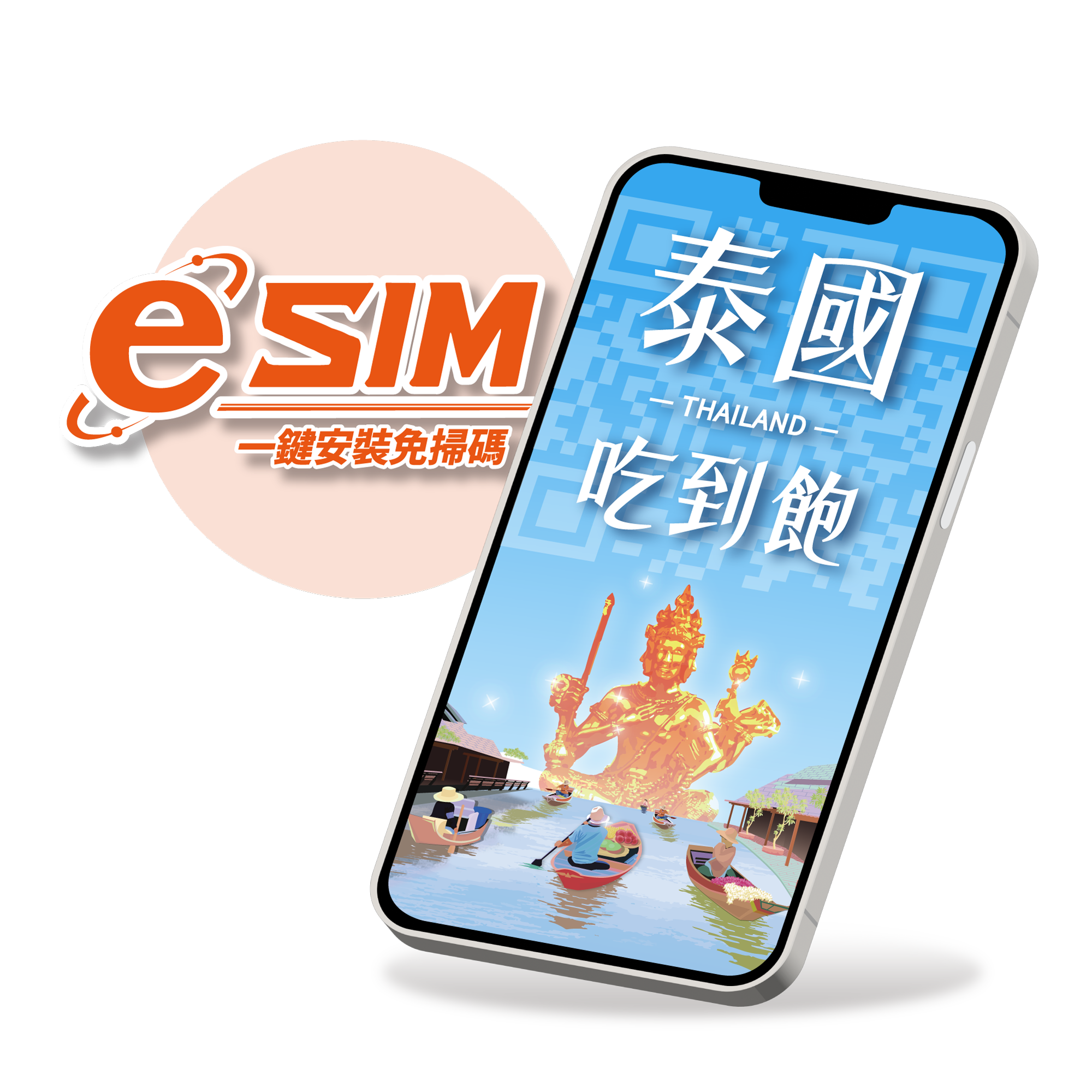 【泰國eSIM】無限量吃到飽