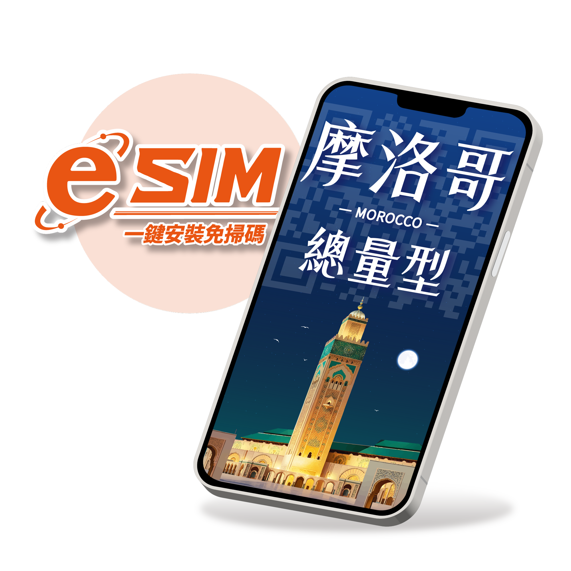 【摩洛哥-eSIM】總量型