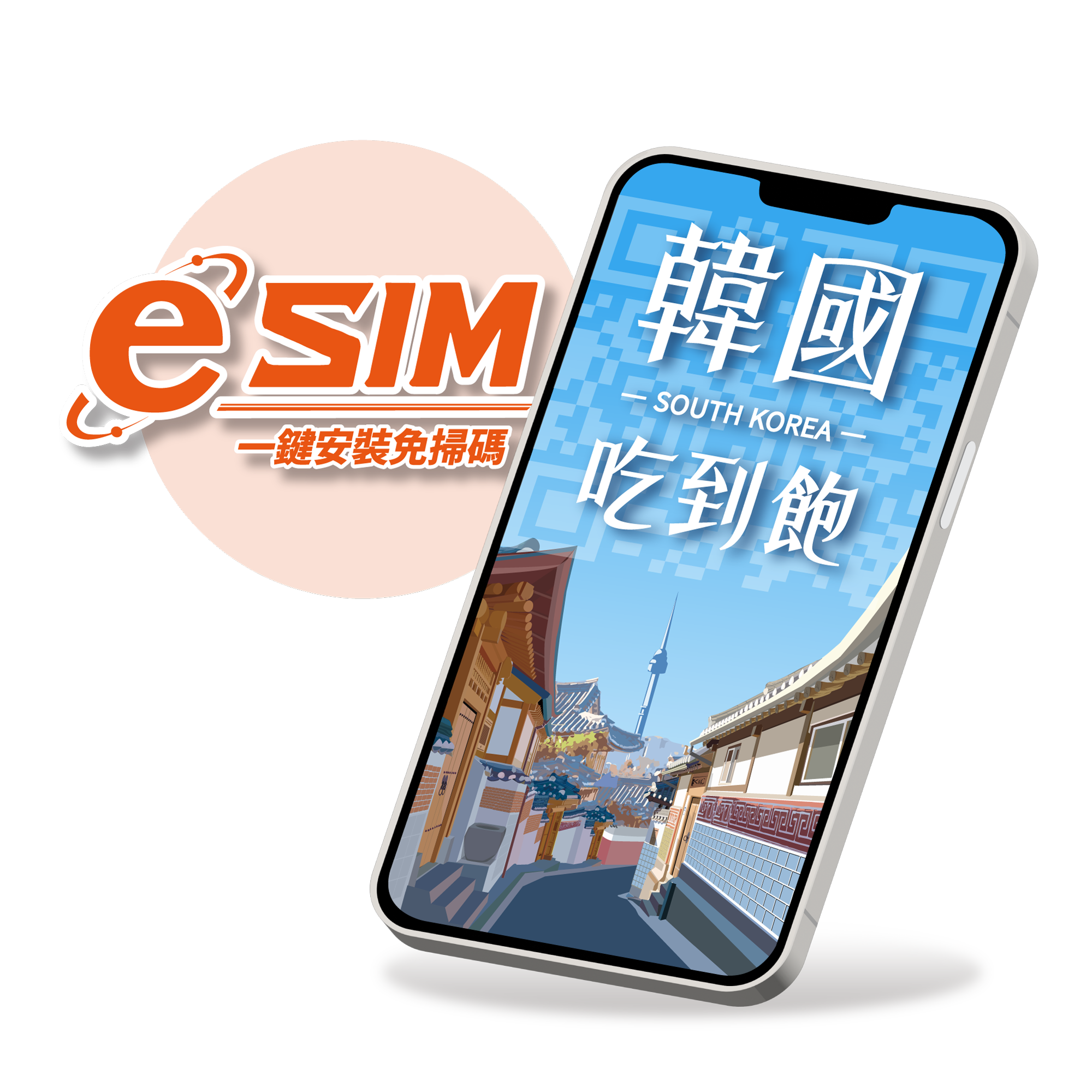 【韓國eSIM】無限量吃到飽