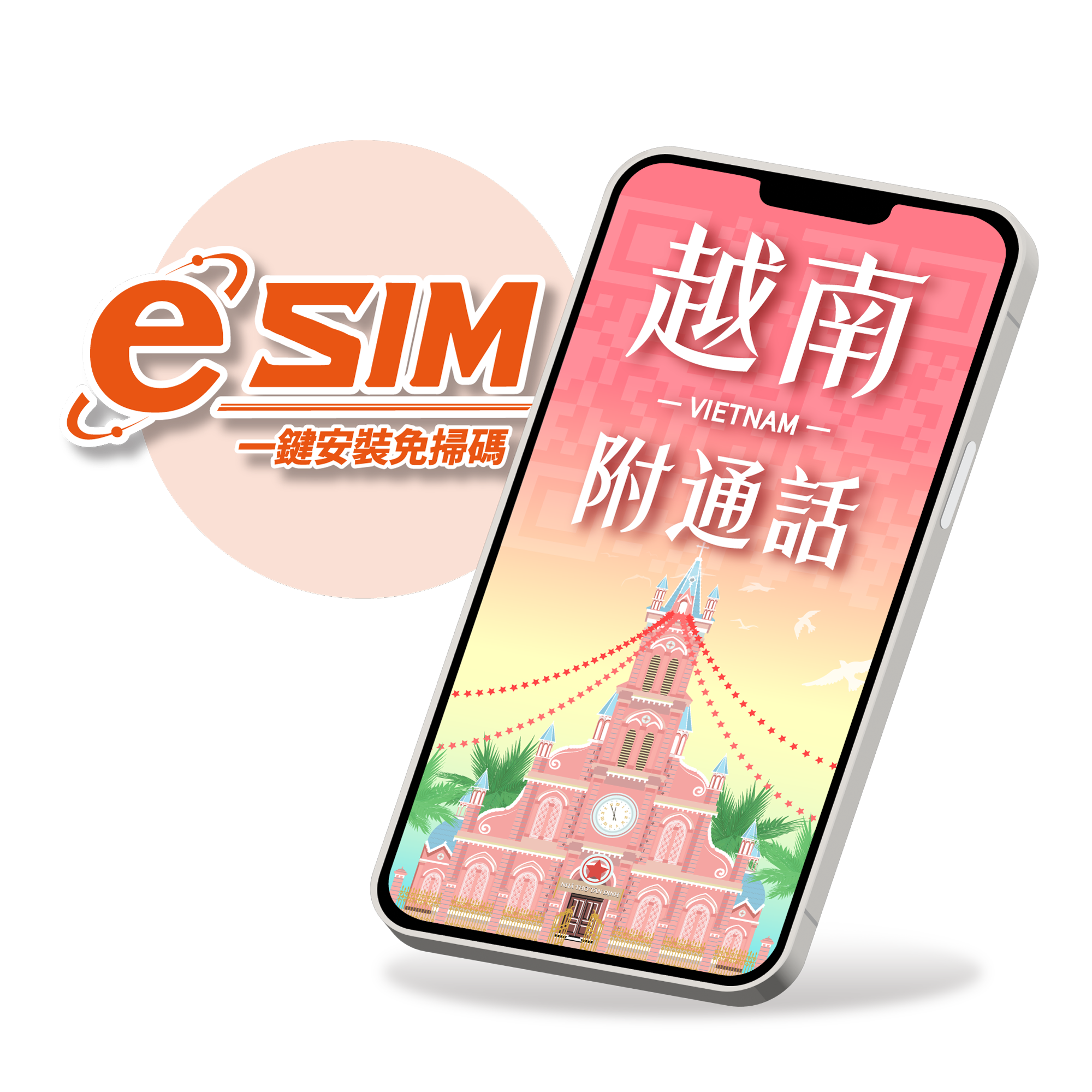 【越南eSIM】總用量型※附通話
