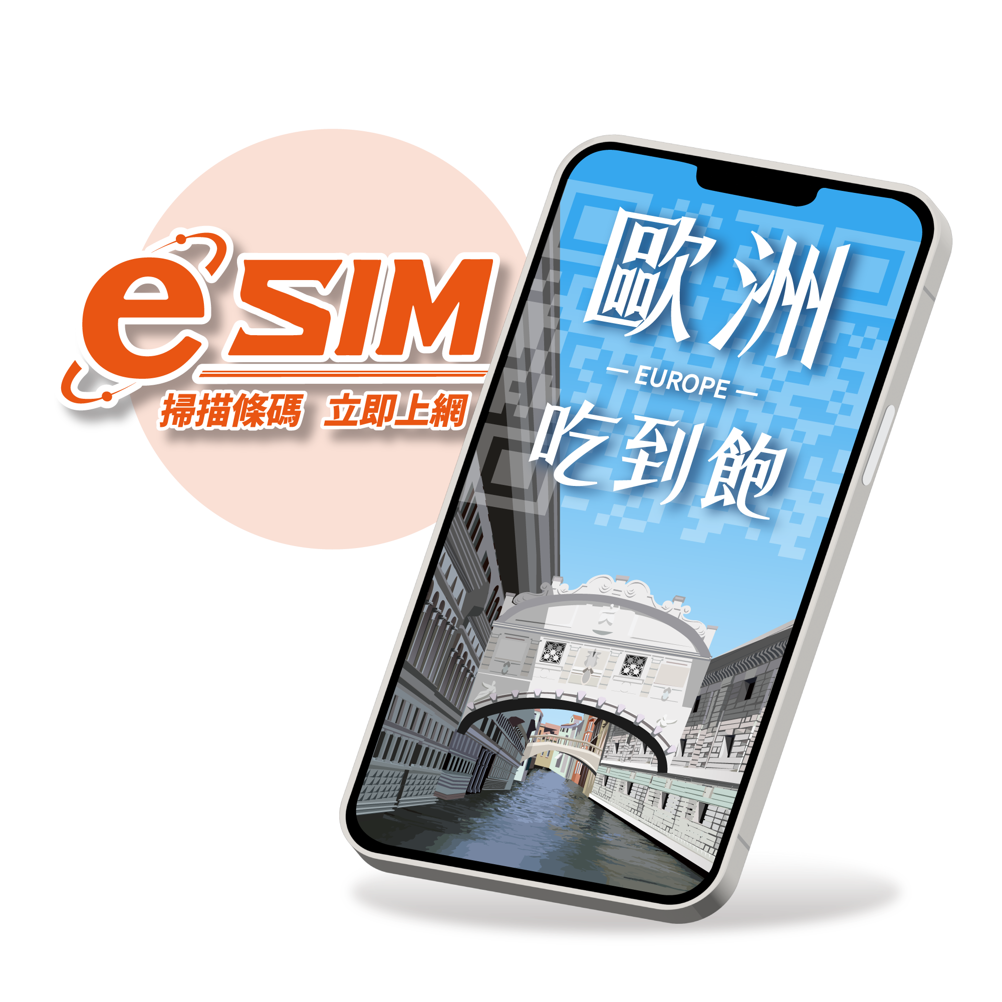 【歐洲eSIM】5G環遊無限量吃到飽-多國通用
